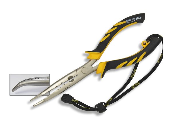 spro bent nose pliers 23 cm onthaak tang