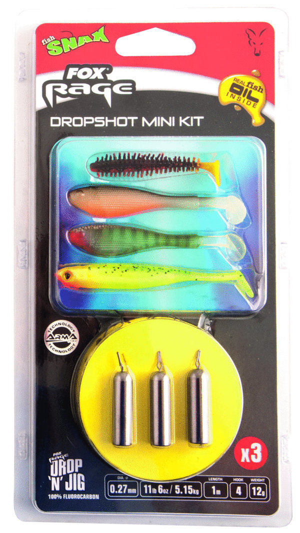Fox Rage dropshot mini kit ready rigs #4
