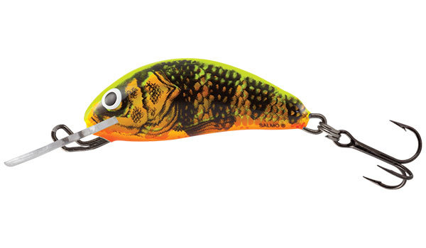 Salmo hornet floating 3,5 cm Gold Fluo Perch