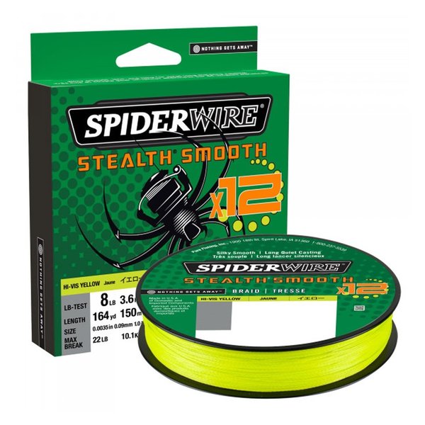 SpiderWire Stealth® Smooth 12 Braid 0,09 mm Geel