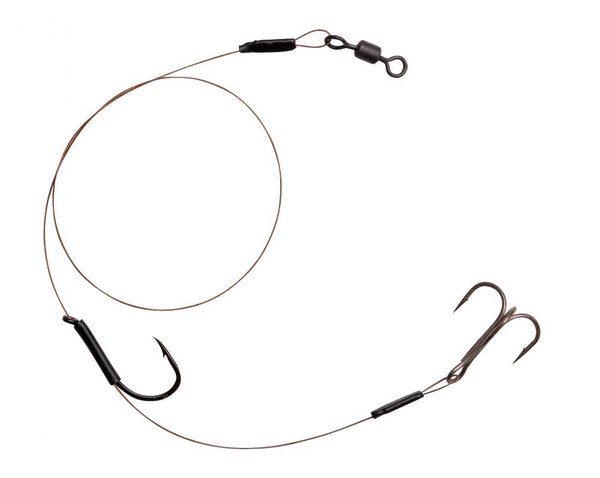 Spro HD baitfish rig 7 x 7 wire 1 x #6 + sliding single hook (doodaas)