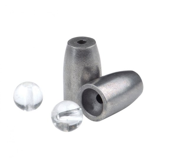 Spro stainless steel bullet sinkers + glass beads 7.2 gram