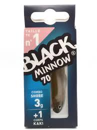 Black minnow no 1 70 mm combo 3 g kaki
