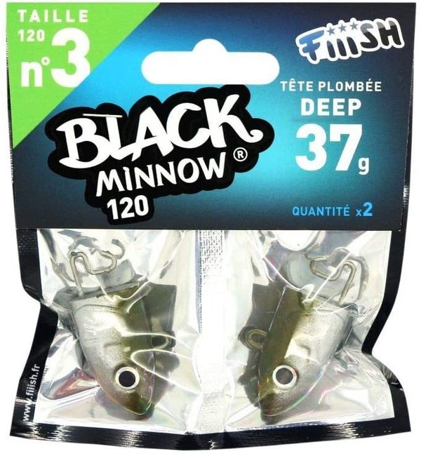 Black minnow no 3 deep 37 g kaki