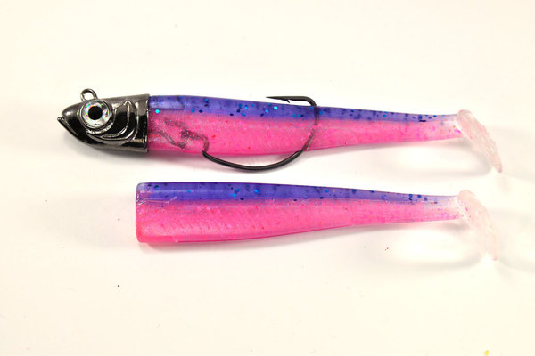 GT-Bio Roller Shad Blue Pink UV 23 gram combo